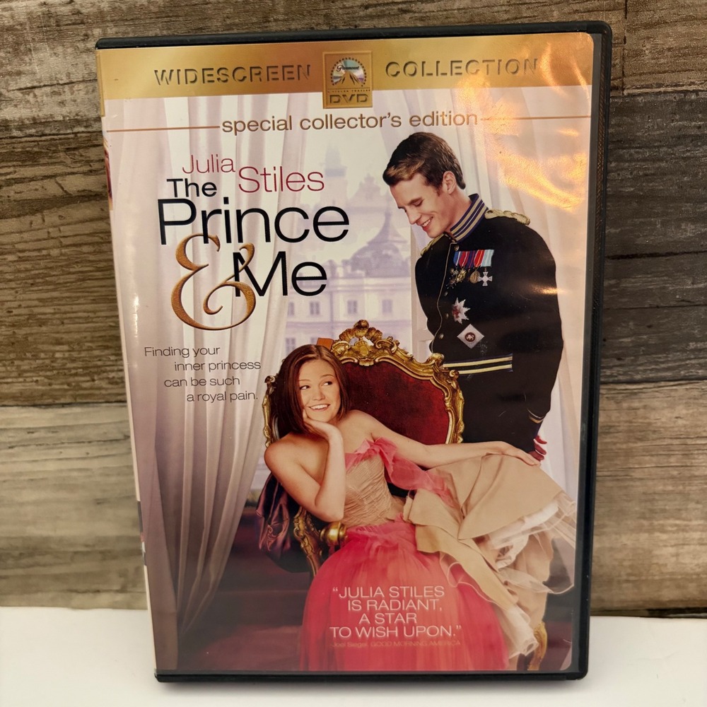 The Prince & Me DVD Julia Stiles Widescreen Special Collector's Edition 2004